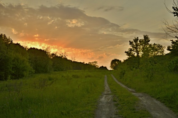 Sunset on Bald Mountain