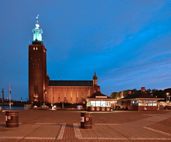 City Hall at 12:00 AM..